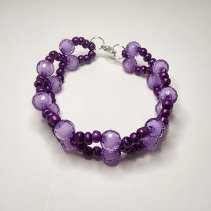 Purple Beaded Bracelet
