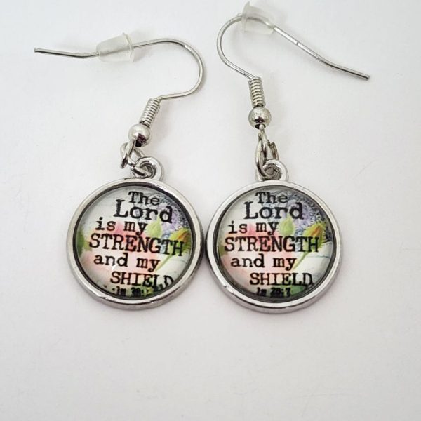 The Lord is my Strength Earrings