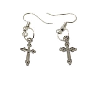 Cross Dangle Earrings
