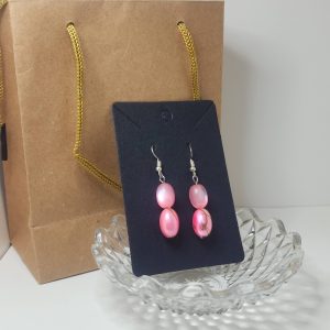Pink Dangle Earrings